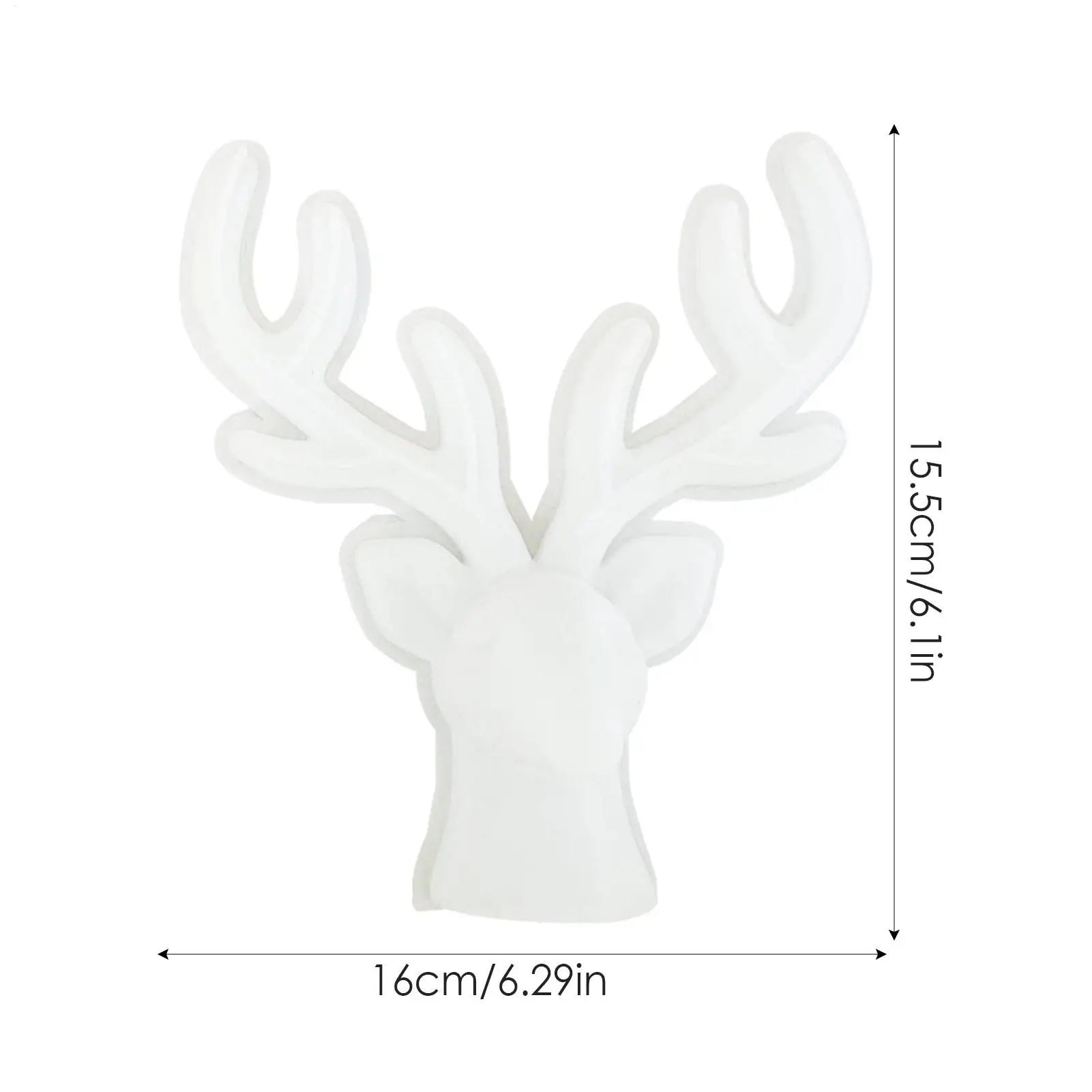 Deer Head Resin Mold 3D Silicone Mould Christmas Cake Decoration
