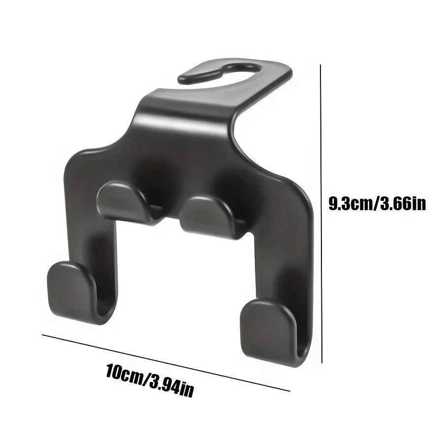 2-Pack Car Seat Headrest Hooks – Universal Hanger Organizer Car Headrest Hook Zpaxo