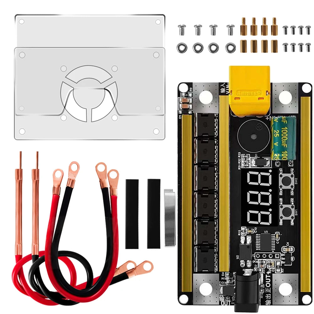 GX591 DIY Spot Welder Digital Tube Display 12V Control Board 99 Gears