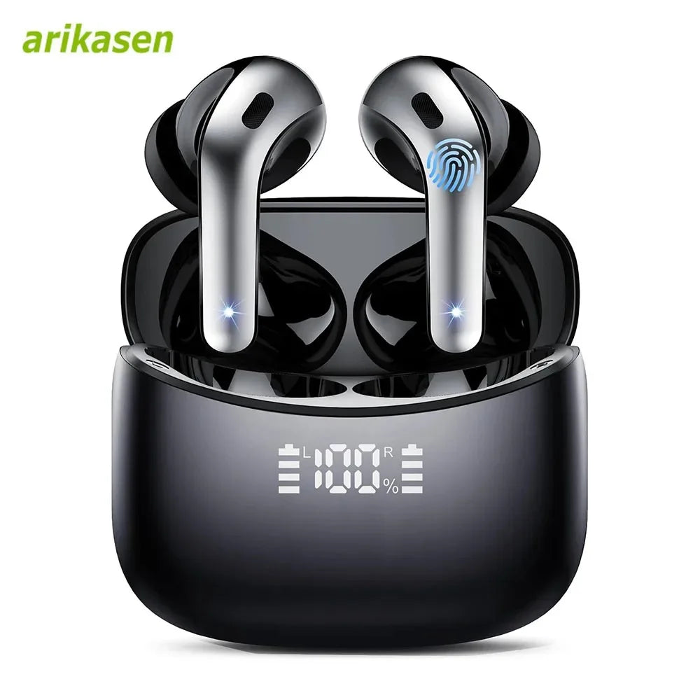 TWS Earphones Bluetooth Wireless Headphones IPX7 Waterproof Earbuds Zpaxo A