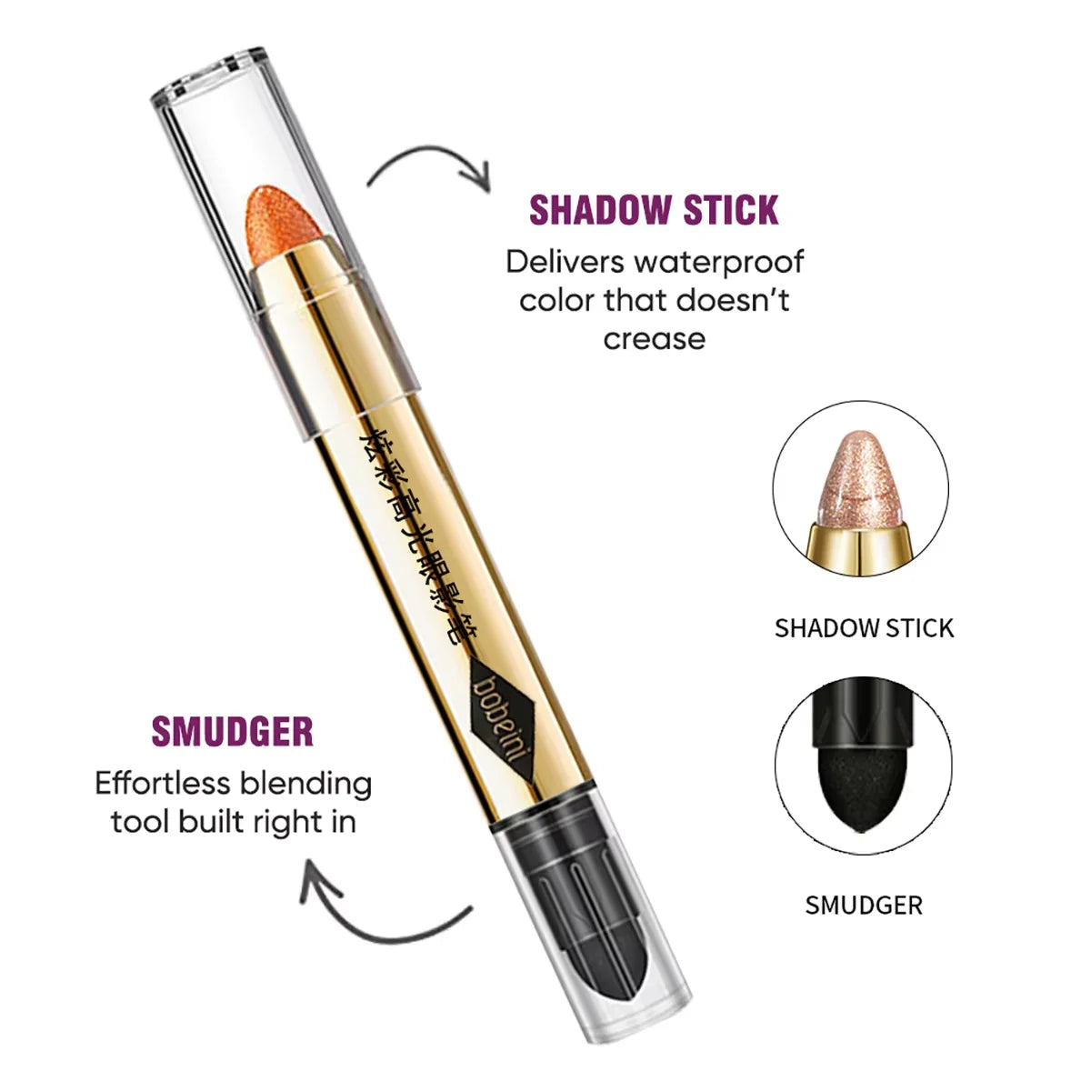Six-color Light-colored Eyeliner Pen Silk Pearl Finish Dazzling Zpaxo