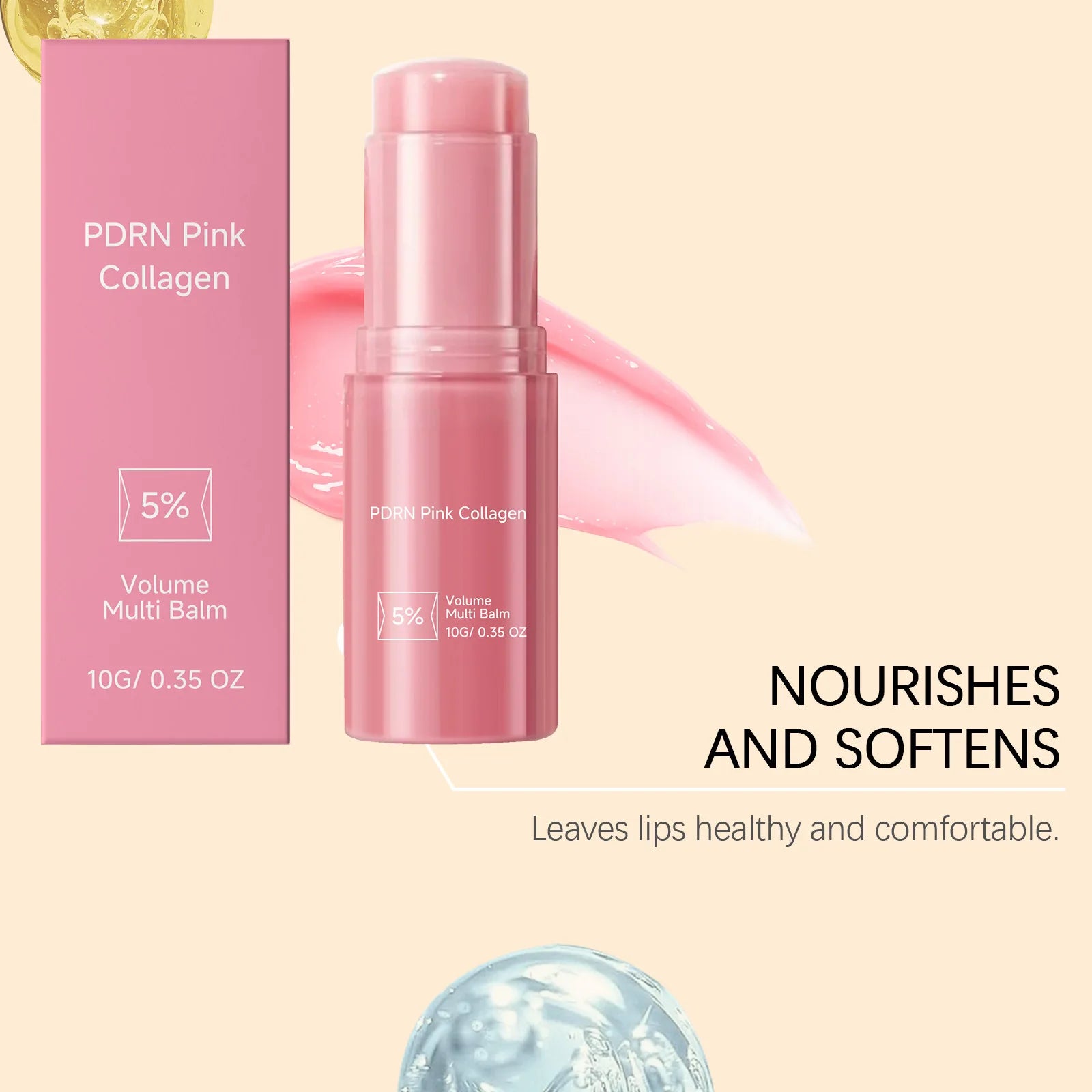 PDRN Collagen Multi Balm – Hydrating Anti-Aging Stick 10g Collagen Balm Stick Zpaxo