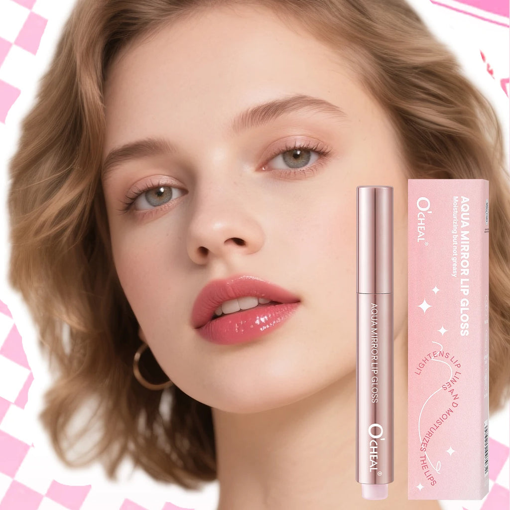 Mirror Lip Gloss Waterproof Moisturizing Lightweight Non Greasy