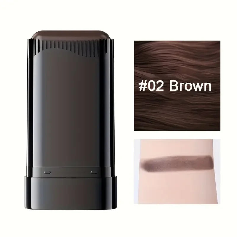 2 in 1 Hair Dye Stick with Comb,Quick Gray Coverage,Easy Application,Quickly Dye Hair Long Lasting Temporary Hair Coloring Pen Zpaxo 02brown