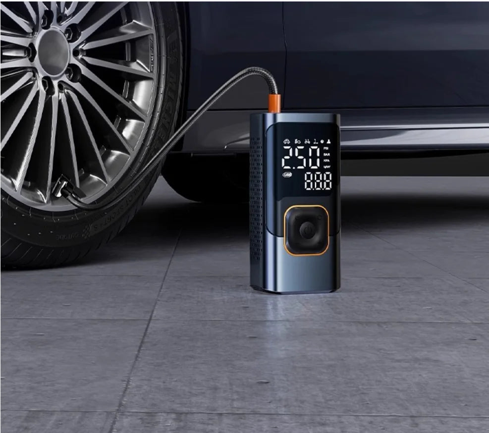 Car Mounted Inflation Pump Tire Pressure Measurement Air Electric