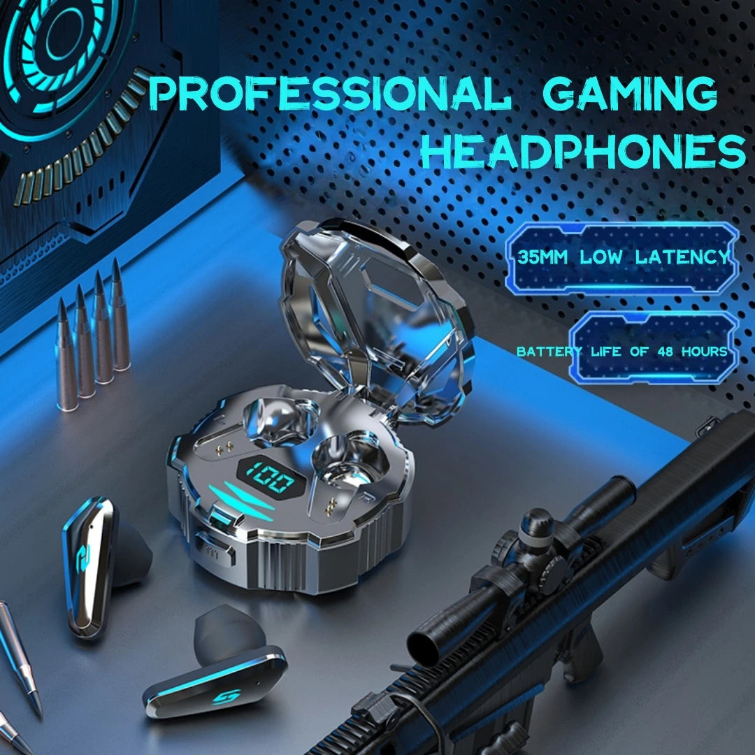 Wireless Earbuds 35ms Ultra-low Latency Headphones Premium Sound
