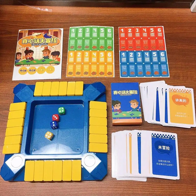 Truth Or Dare Board Game Fun Board Game 54 Playing Cards To Strengthen Relationships With Friends Family Zpaxo