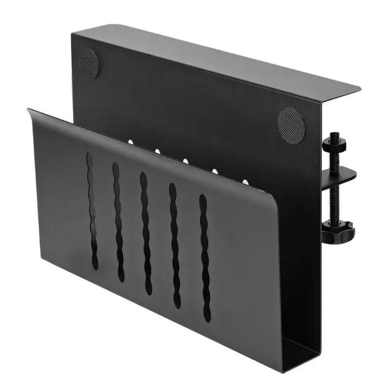 652F Aluminum Notebook Holder, Desk Hanging Laptop Organizgers, for Office Workers, Students, Gamers Office Desk Organization Zpaxo Black CN