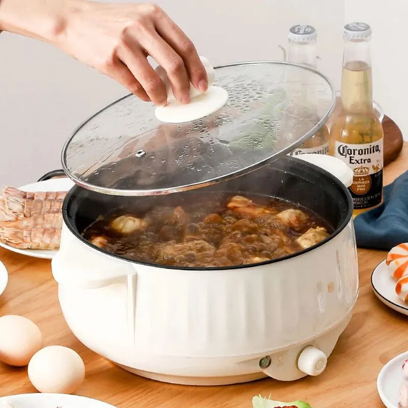 220V Multi Cookers Single/Double Layer Electric Pot 1-2 People Household Non-stick Pan Hot Pot Rice Cooker Cooking Appliances Zpaxo