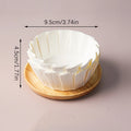 Baking Oil Proof Edge Paper Disposable Release Mousse Cake Paper Basque Cheesecake Oil Paper Tray Foldable Cake Mold Zpaxo S