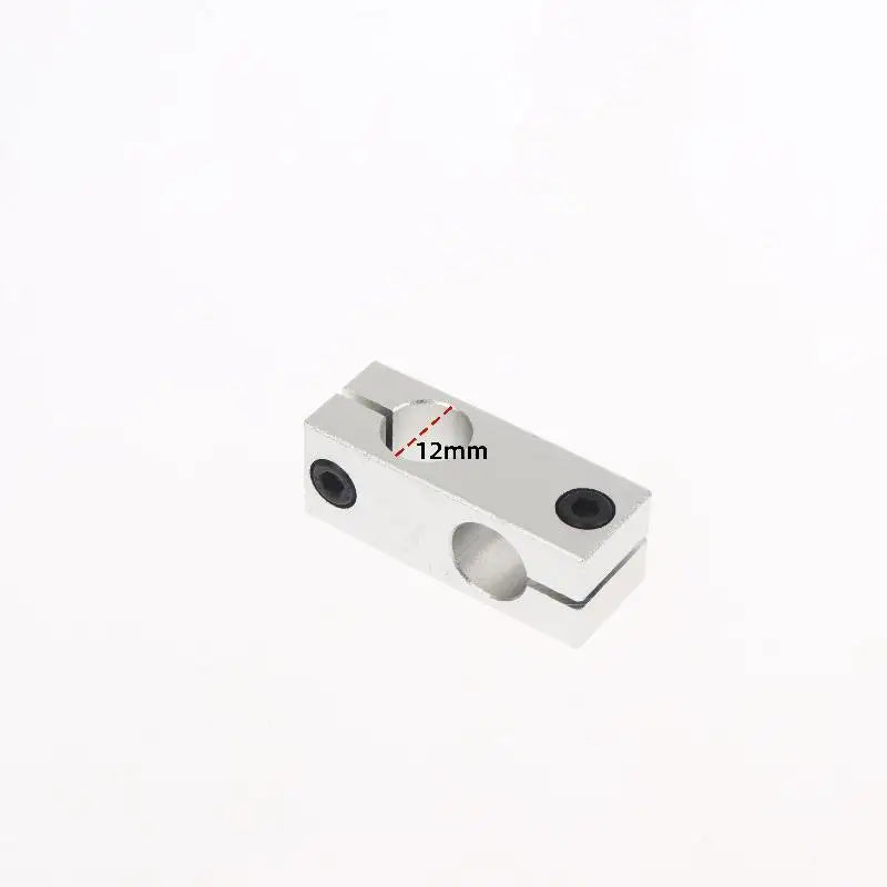 Aluminum Cross Pipe Clamp – Optical Axis Shaft Fixing Connector Shaft Clamp Connector Zpaxo Single screw 12X12