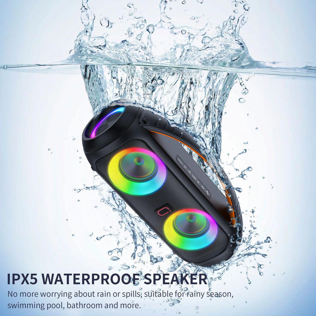 Portable Bluetooth Wireless Speaker Loud Boombox Subwoofer Powerful