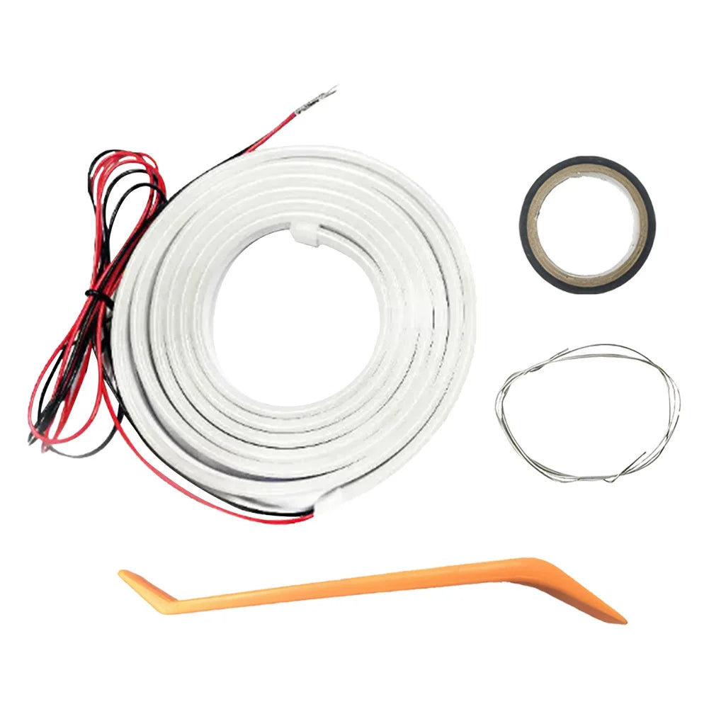 2M 4M LED Car Trunk Light Strip No Drilling Dynamic Flowing Ambient