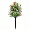 Six-Color Camellia Artificial Potted Plant | Weather-Resistant