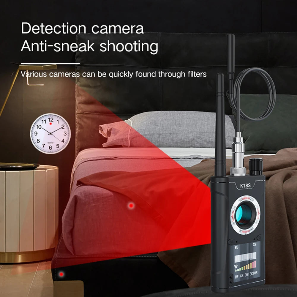 Multi-function Anti Mini Audio Camera K18S Detector Bug Finder GSM Zpaxo