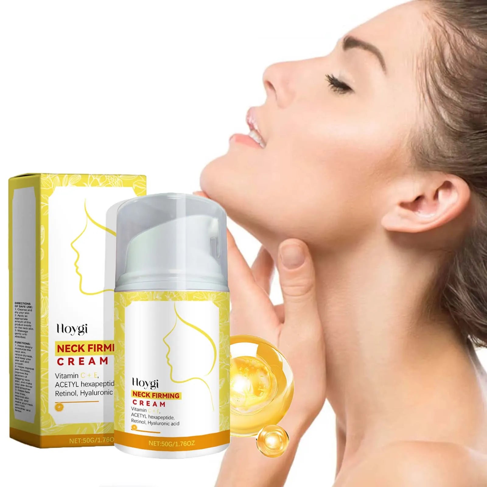 Hoygi Retinol Neck Cream – Firming & Anti-Aging | 50g Neck Firming Cream Zpaxo