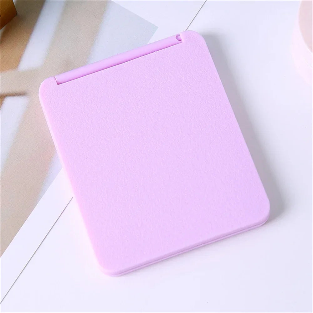 Foldable Double-Sided Pocket Makeup Mirror – Portable Mini Pocket Makeup Mirror Zpaxo hzjz-purple