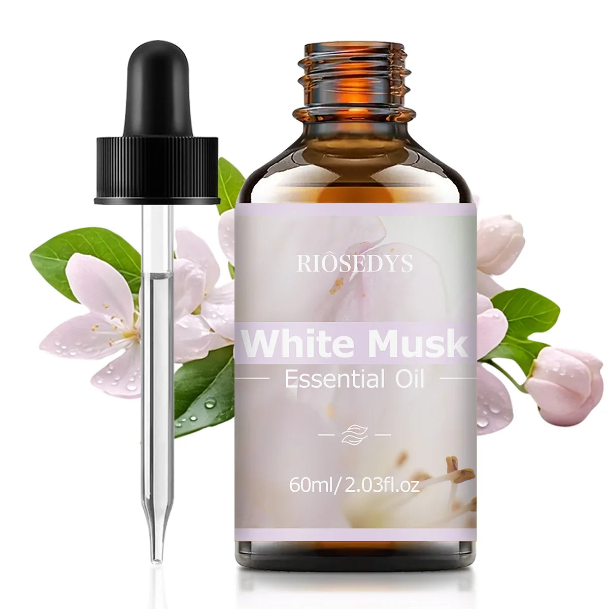 WHITE MUSK ESSENTIAL OIL Moisturizing Nourishing Massage Suitable Zpaxo 60ml WHITE MUSK Other
