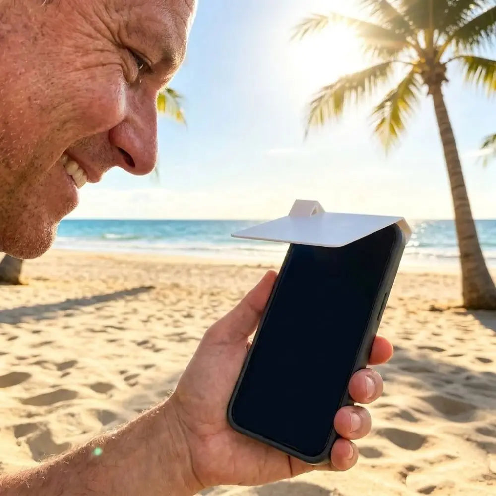 3D Printed Mobile Phone Sunshade Anti-UV Adjustable Angle Cellphone Zpaxo