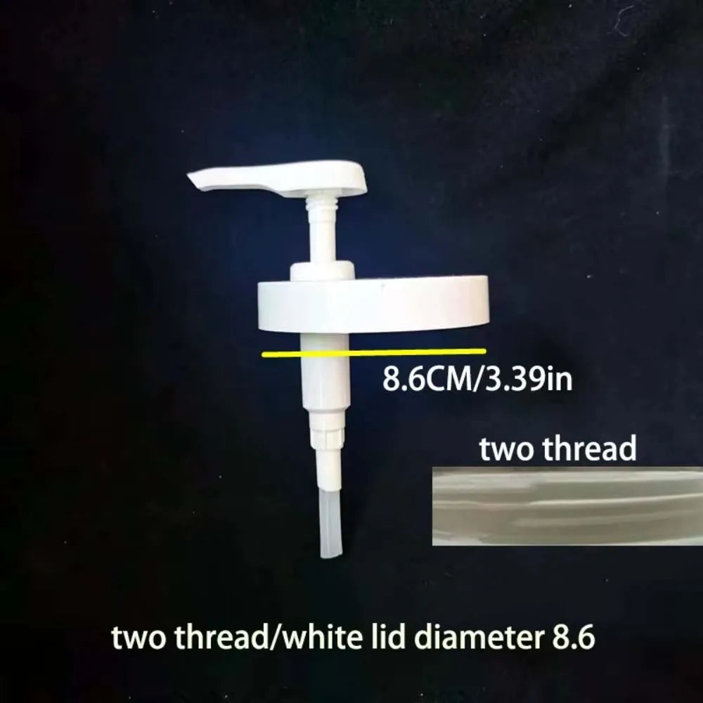 Pump Head Replacement Spare for Cetaphils Moisturizer, Dispenser Pump 550g/566g and 453g Leak Proof Pump Top Fit More hygienic Zpaxo 5White Two thread8.6