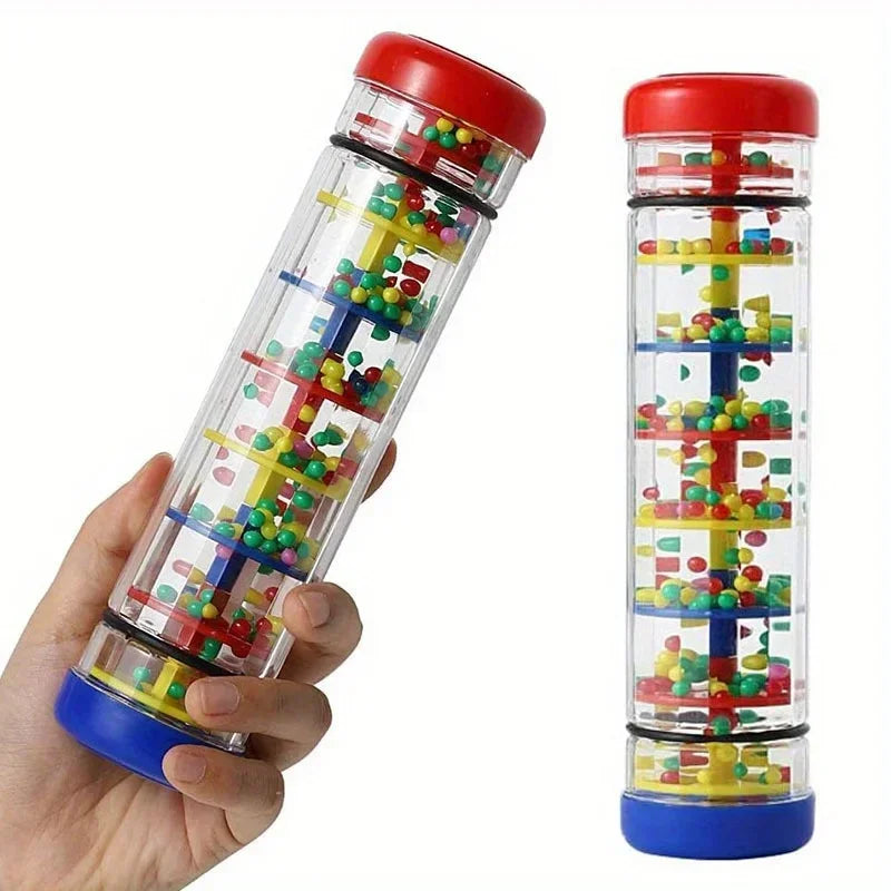 Rainmaker Musical Toy Rain Stick Bell Hand Shaking Montessori Sensory