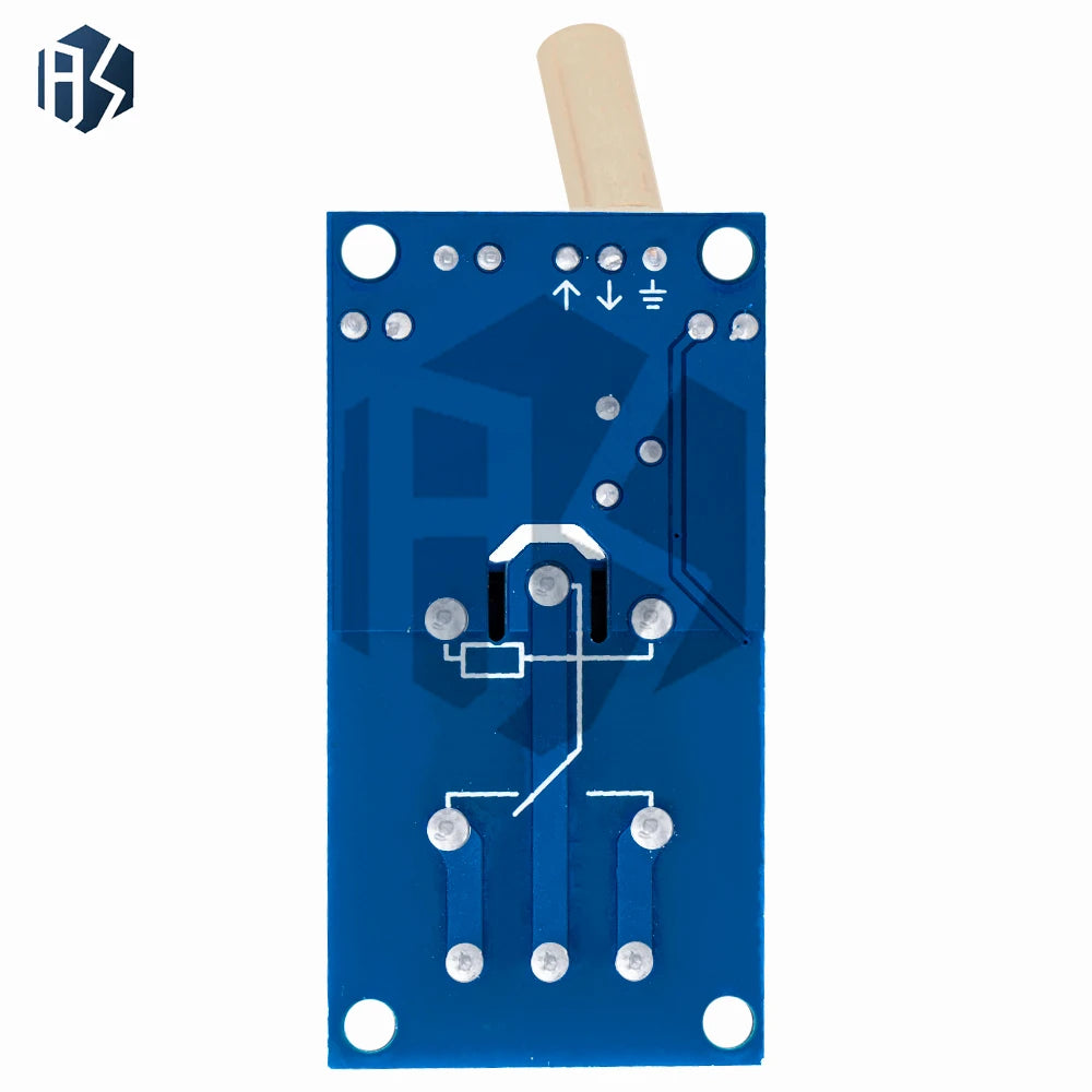 BAISHUN 5V 12v 1 Channel Output Tilt Slant Angle Sensor Relay Module Golden SW520D ball switch tilt sensor module For arduino Zpaxo