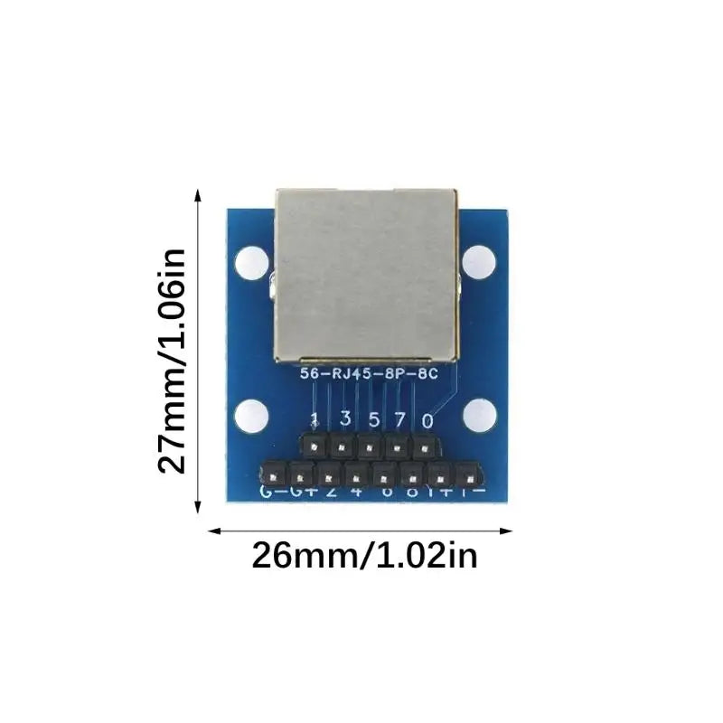 652F LED Featured RJ45 DIP2 54 Adapter PCBs Real Time Networking Zpaxo