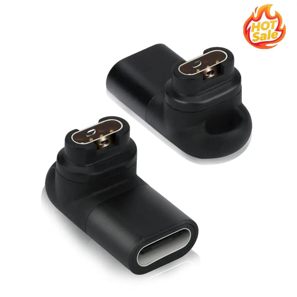90 Degree 3D Elbow Charging Converter Watch Parts Type-C Female To for Garmin Charger Converter Adapter for Garmin Fenix 7/7S/7X Zpaxo