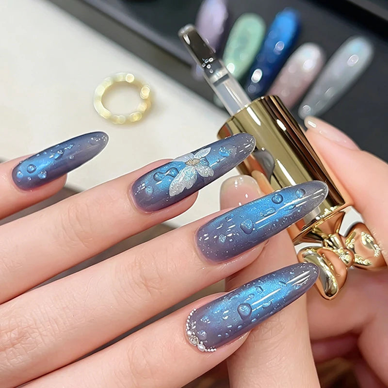 Spring Summer Droplet Seal Gel Nail Polish 3D Clear Versatile Water Zpaxo