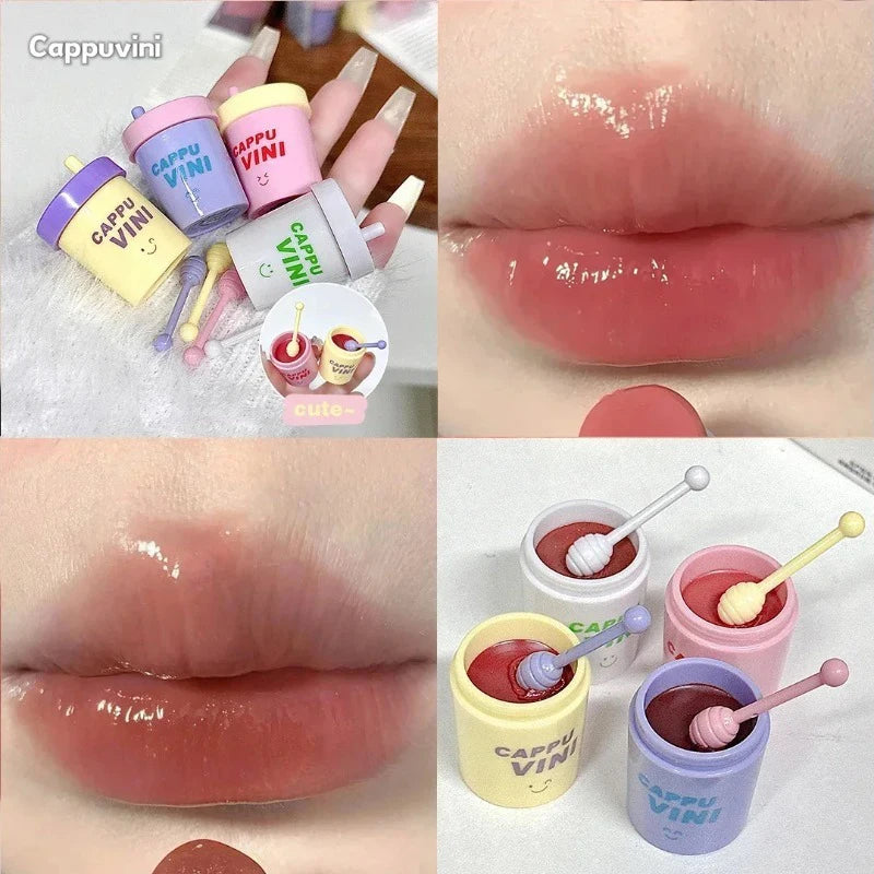 Moisturize Lipstick Little Milk Can Hydrating Mirror Water Gloss Tint