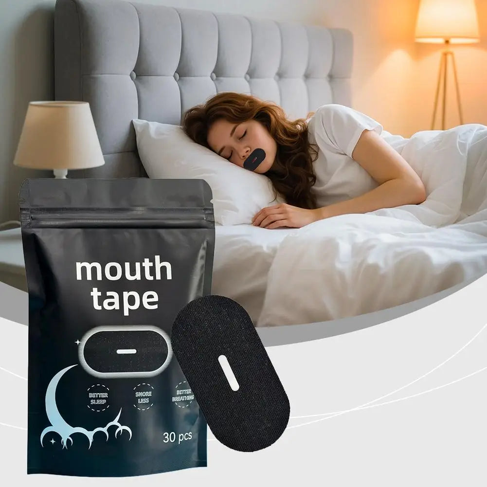 30-Pack Anti-Snoring Mouth Strips | Breathable Sleep Tape Anti-Snoring Sleep Strips Zpaxo