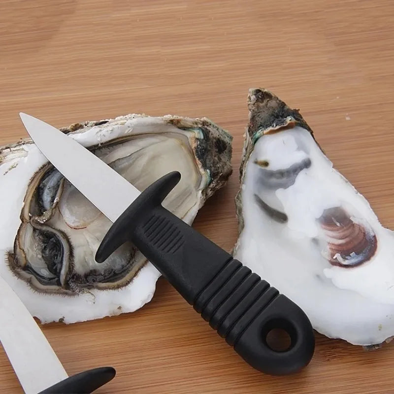 Practical Stainless Steel Utility Kitchen Tools Multifunction Open Shell Tool Oysters Scallops Seafood Oyster Knife Zpaxo Default Title