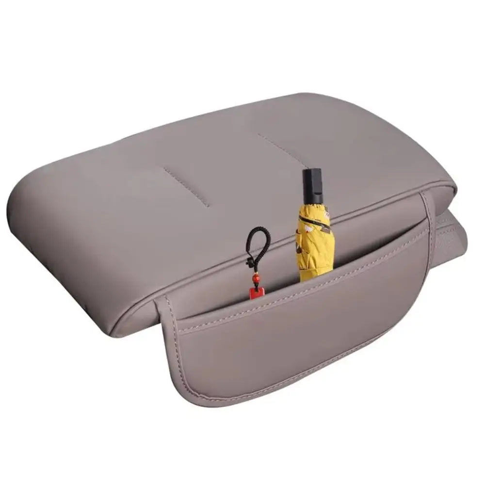 PU Leather Car Arm Rest Box Luxury Thicken Design Armrest Pad Both Zpaxo