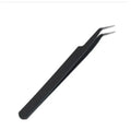 Straight Tweezers Curved Stainless Steel Eyelash Curler Black Eye Zpaxo Default Title