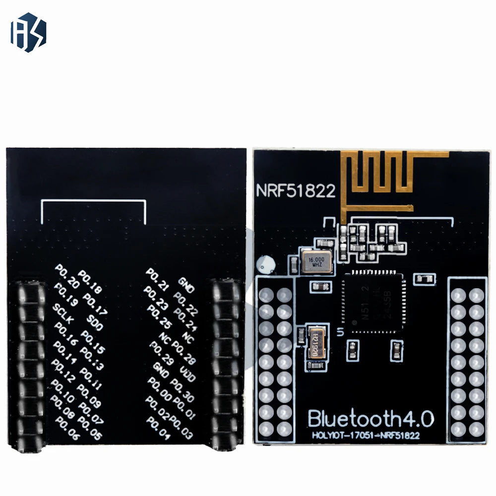 1PC NRF51822 2.4G Wireless Communication Module – Bluetooth/Zigbee/DMX512 Compatible for IoT & Wireless Applications Zpaxo