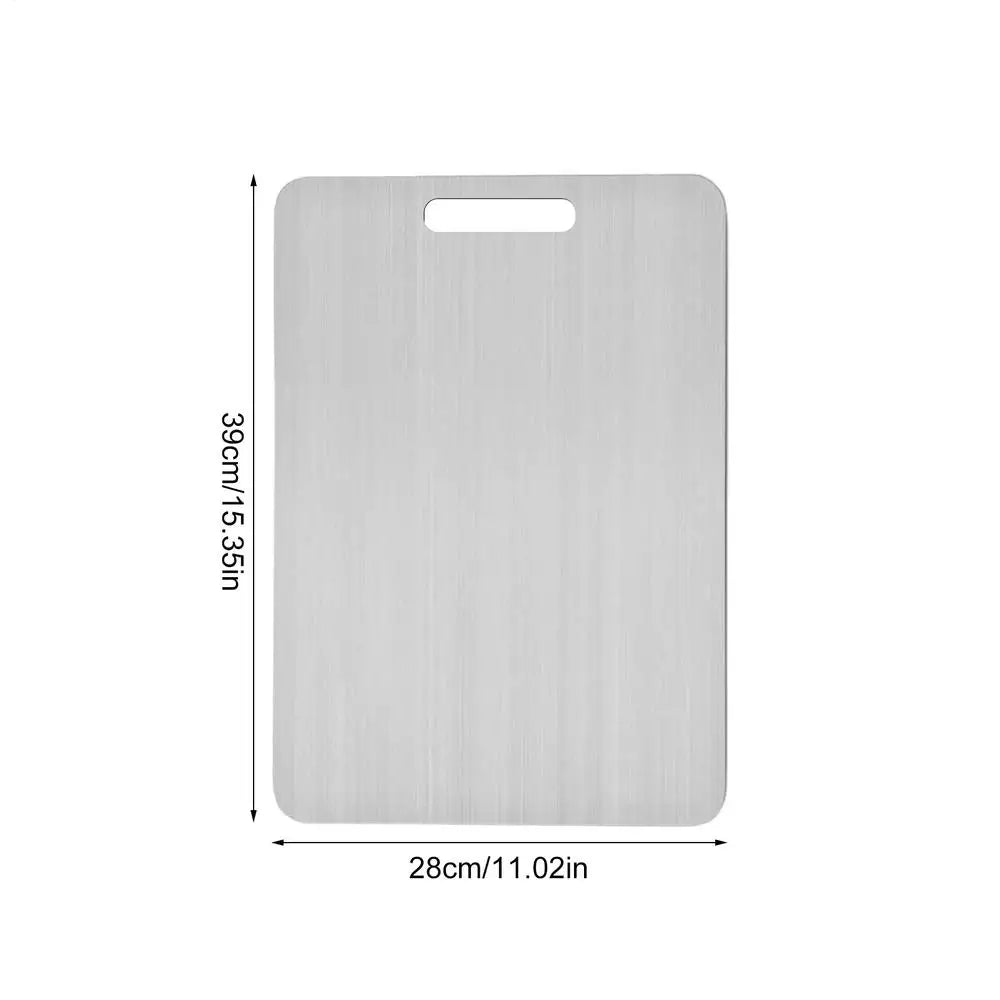 Titanium Cutting Board 304 Stainless Steel Double-sided Kitchen