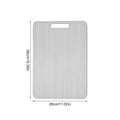 Titanium Cutting Board 304 Stainless Steel Double-sided Kitchen