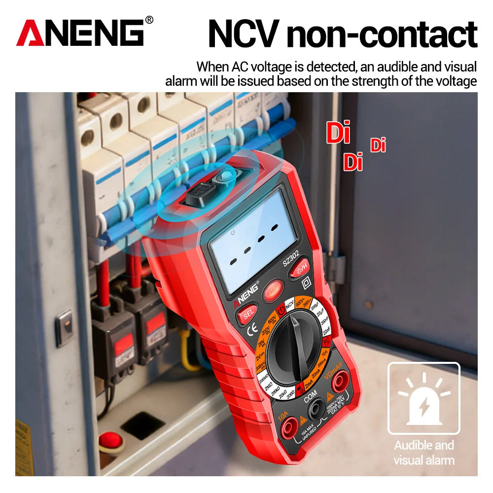 Resistance Ohm Ammeter Tester Tools Multimeter Digital AC DC Votage