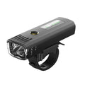 Bike Front Light USB Rechargeable Bright Waterproof Bicycle Light Outdoor Night Riding Led Smart Induction Bike Front Light Zpaxo Black