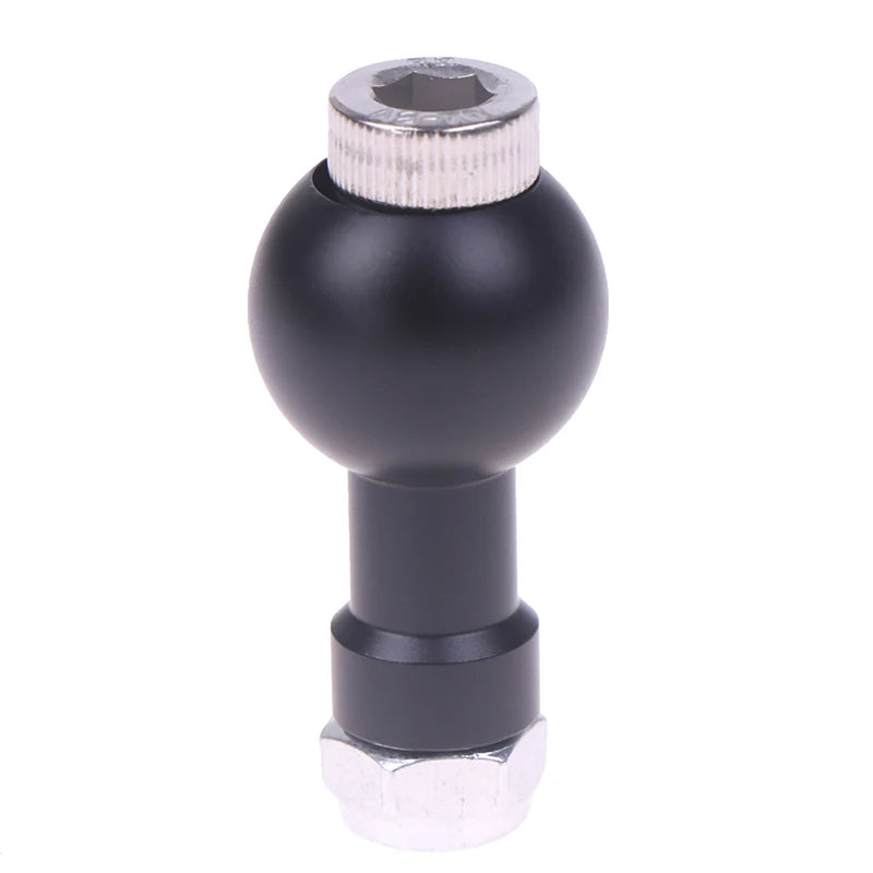 Ball Head M6 Screw Bracket Connector Motorcycle Sport Camera Mount Zpaxo Black