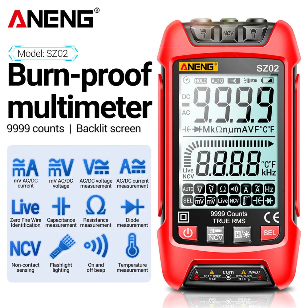 ANENG SZ01 SZ02 Range Multimetres Tools Diode Tester Professional