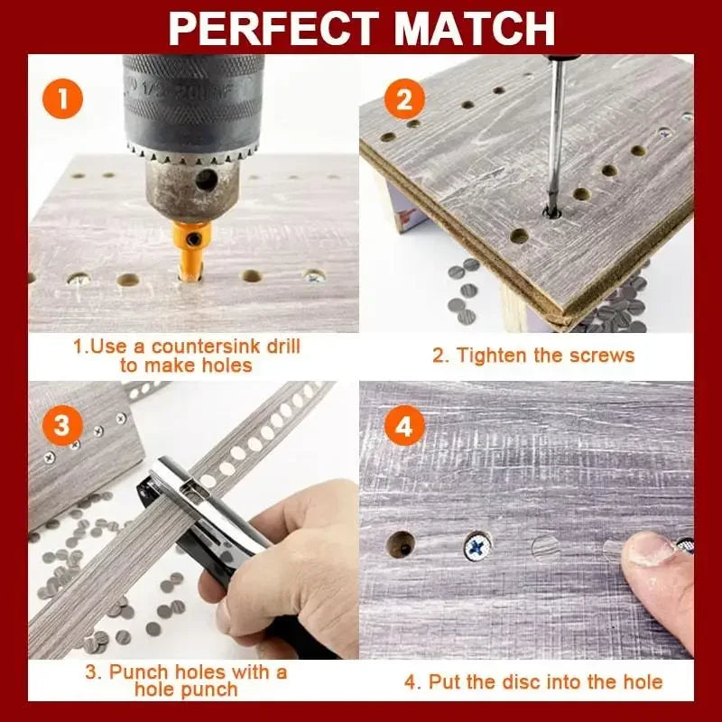 Manual Edge Band Puncher Plier Hole Card Punching Tool Plastic Sheet