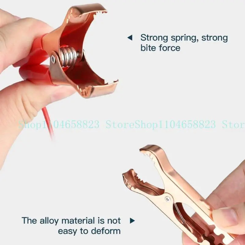 Alligator Clamp Male Cigarette Lighter Extension Cable Car Battery Zpaxo