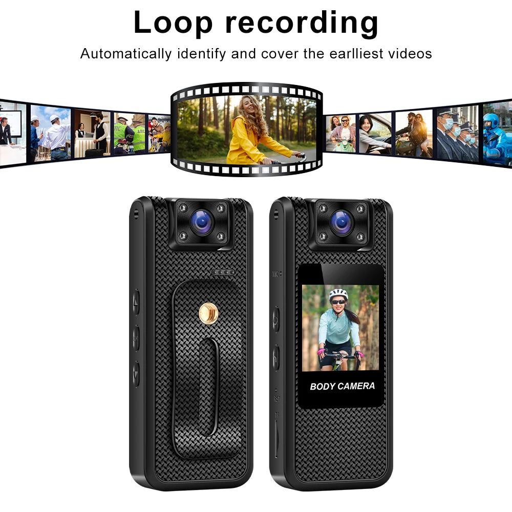 4K WiFi Mini Camera Ultra HD Portable Digital Video Recorder with Infrared Night Vision for Police BodyCam Sports DV And Riding Zpaxo