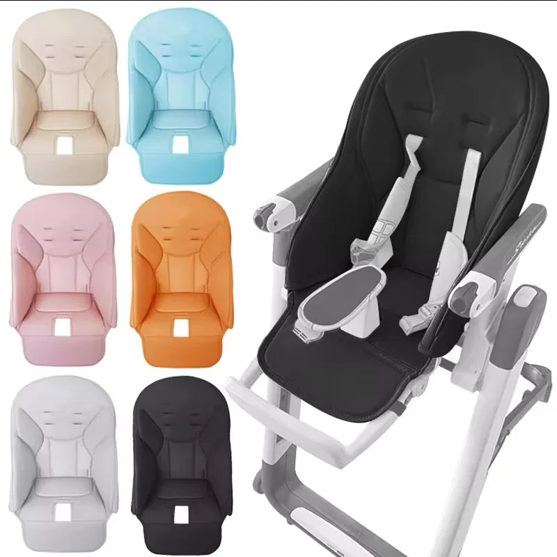 Portable Dining Chair Cover Baby PU Leather Dining Chair Pad for PegPerego Siesta Zero3 Baoneo Kosmic Jane Zpaxo