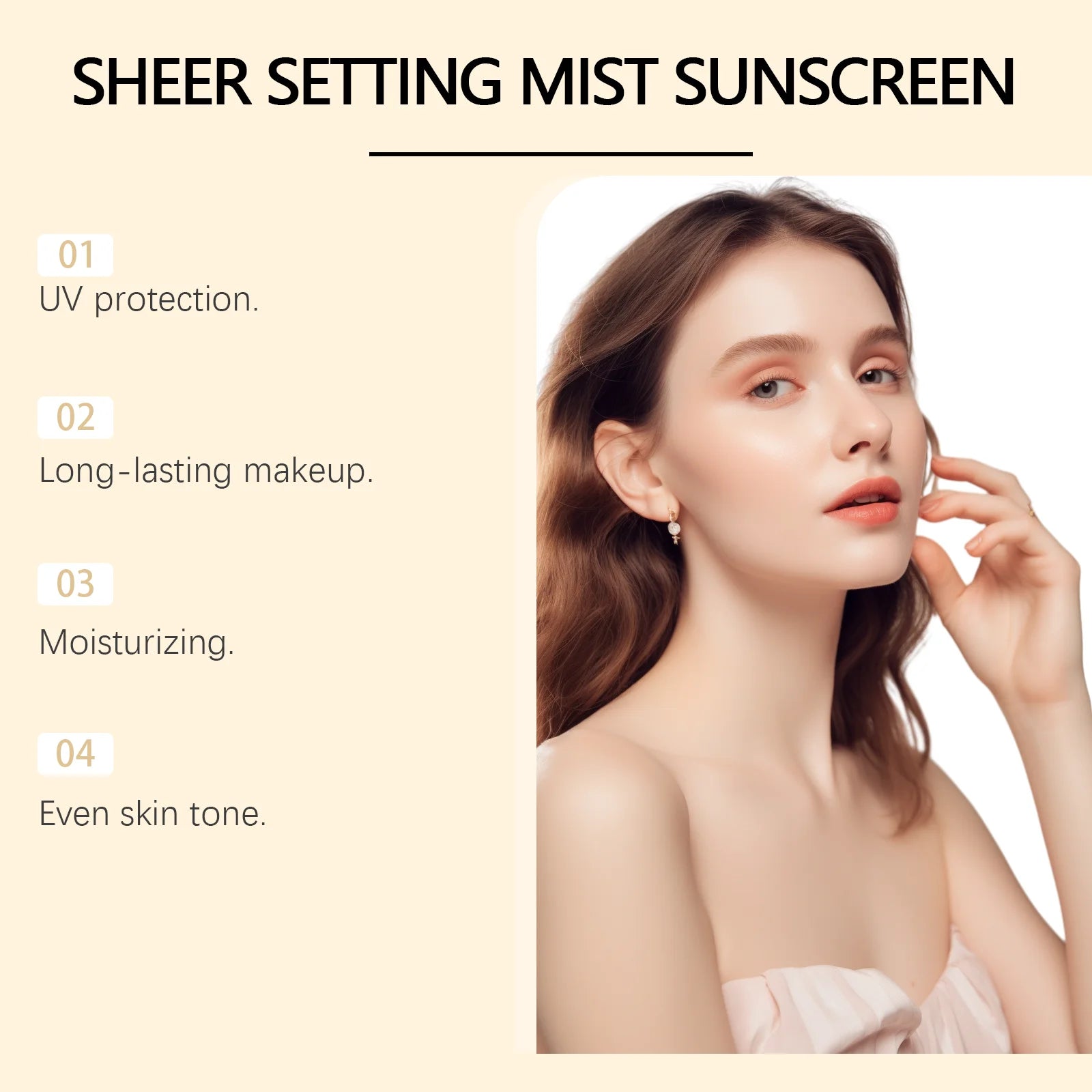 Hoygi SPF 50+ Makeup Setting Spray – Oil Control Face Mist Makeup Setting Spray Zpaxo