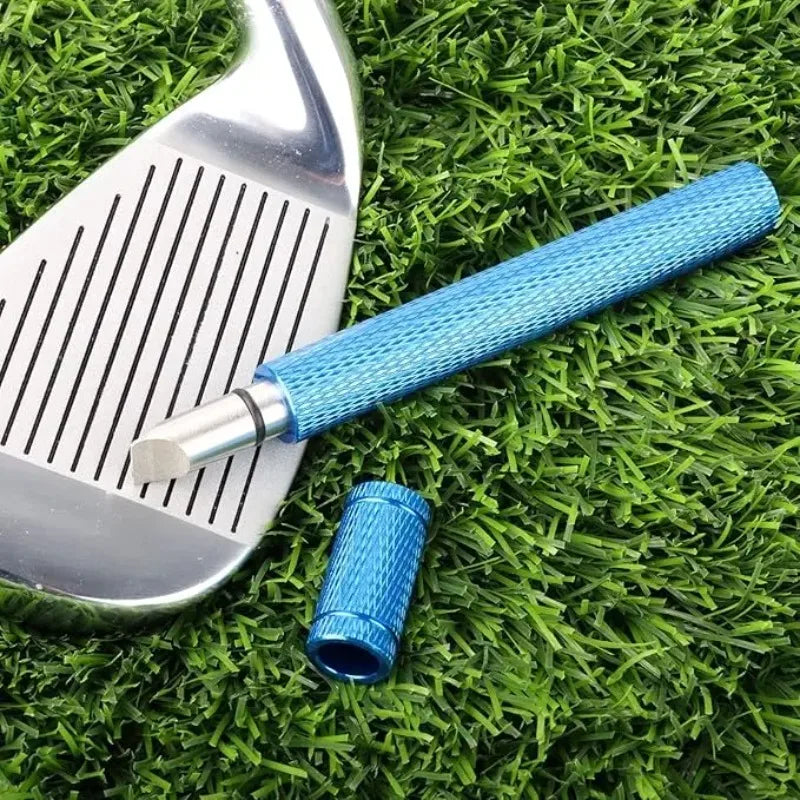 Golf Groove Sharpener – U/V/Square Wedge Regrooving Tool Golf Groove Sharpener Zpaxo