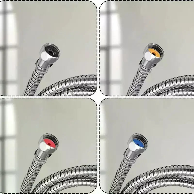 8Pcs 1/2 Inch Shower Flow Reducer Limiter Kit 5/7/11 L/Min Hose Restrictor Combination Bathroom Shower Head Flow Control Valve Zpaxo