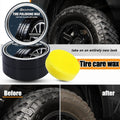 Tire Care Wax, Plastic and Rubber Repair Agents for All Car Models, Waterproof Maintenance and Cleaning Cream for External Gloss Zpaxo Default Title