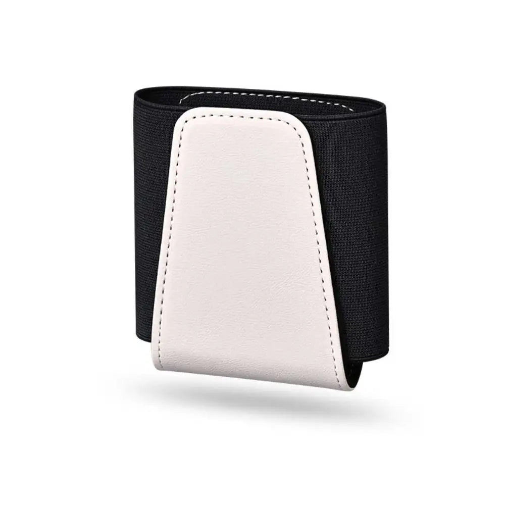 Leather Car Glasses Organizers Self Adhesive Collecting Bag Storage Zpaxo